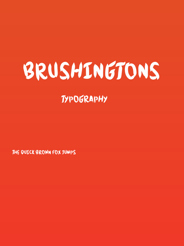Brushingtons Poster