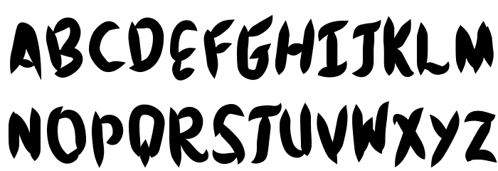 Brushingtons Font LOWERCASE