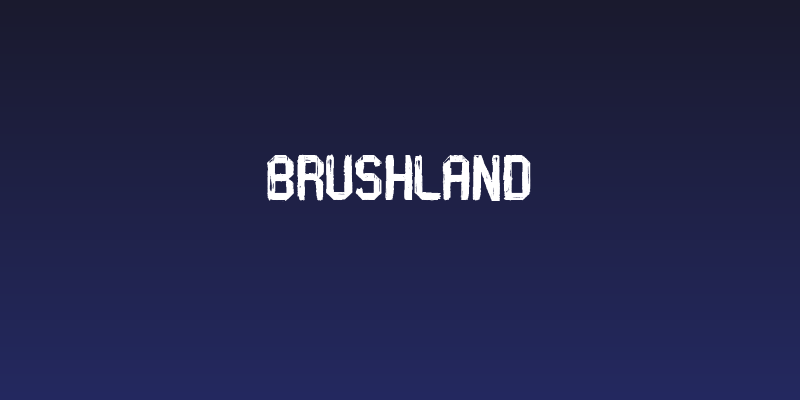 Brushland Social Header
