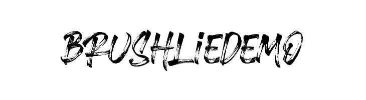 Brushlie Demo  Frei Schriftart Herunterladen