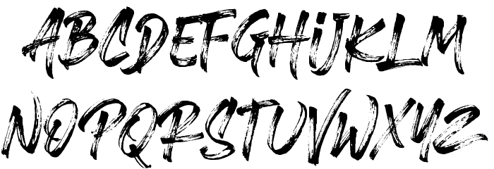 Brushlie Demo Font LOWERCASE