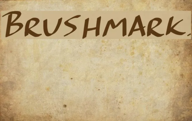 Brushmark. Example 3