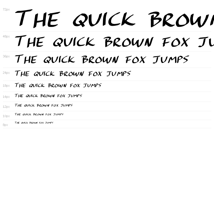 Brushmark. Waterfall