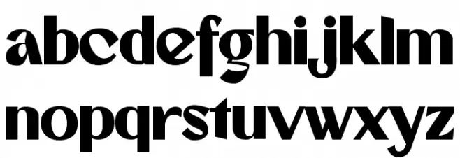 Brushnova Demo Font LOWERCASE