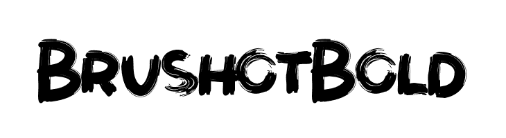 Brushot Bold  नि: शुल्क फ़ॉन्ट्स डाउनलोड