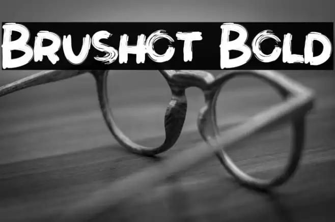 Brushot Bold Font examples