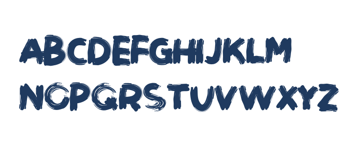 Brushot Bold Lowercase