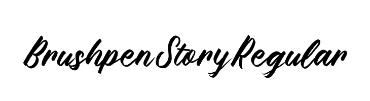 Brushpen Story Regular 字体