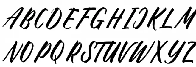 Brushpen Story Regular Fuentes MAYÚSCULAS