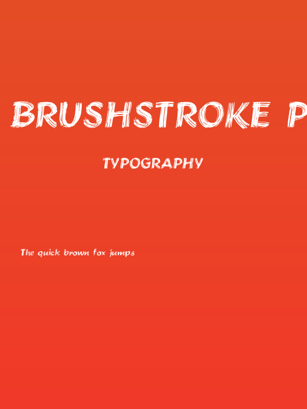 Brushstroke Plain Poster