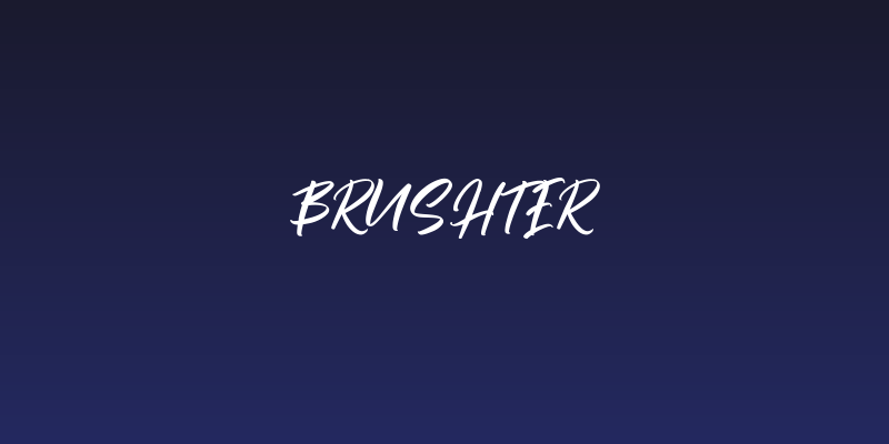 Brushter Social Header