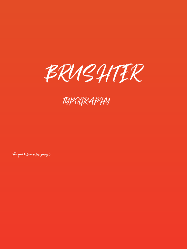 Brushter Poster