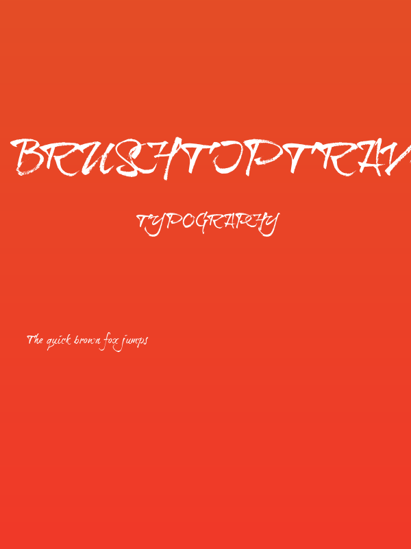 BrushtipTravis Poster