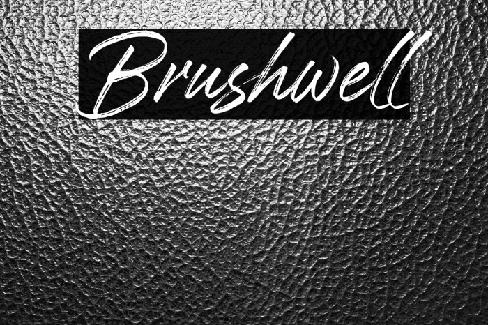 Brushwell Example 2