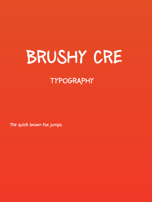 Brushy Cre Poster