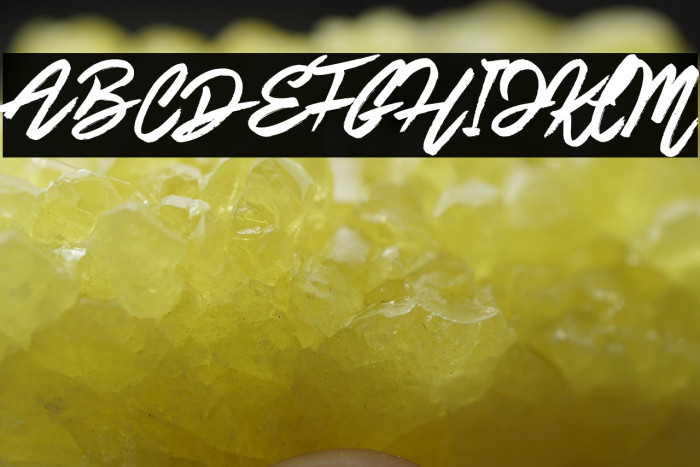 Brushy Script Example 1