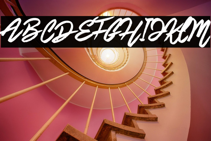 Brushy Script Example 3