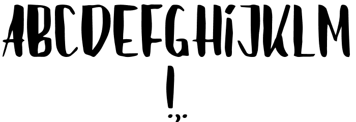 Brushylicious Font OTHER CHARS
