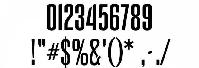 Brusio Font OTHER CHARS