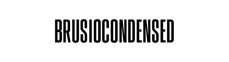 BrusioCondensed  Fuentes Gratis Descargar