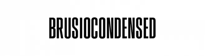 BrusioCondensed  नि: शुल्क फ़ॉन्ट्स डाउनलोड