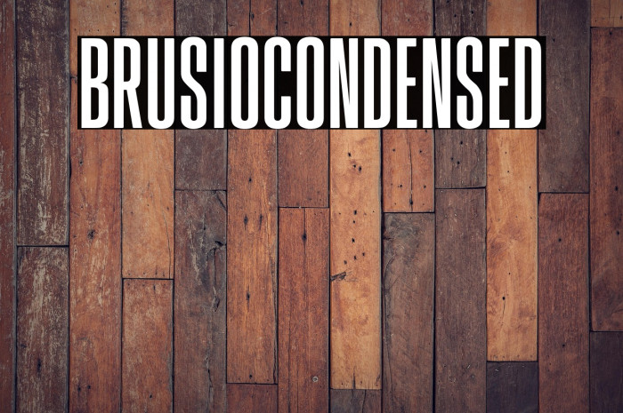 BrusioCondensed Example 2