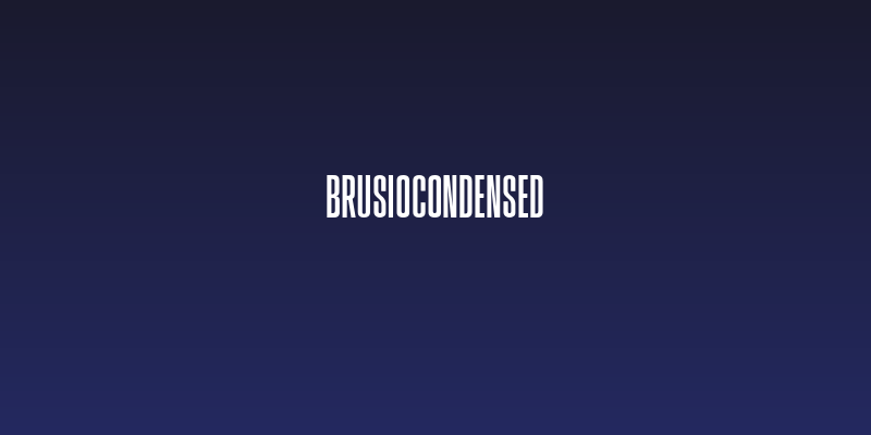 BrusioCondensed Social Header