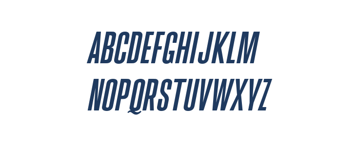 BrusioItalic Lowercase