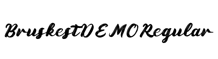 Bruskest DEMO Regular  Free Fonts Download