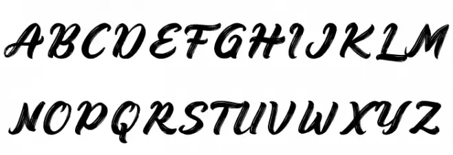 Bruskest DEMO Regular 字体 大写