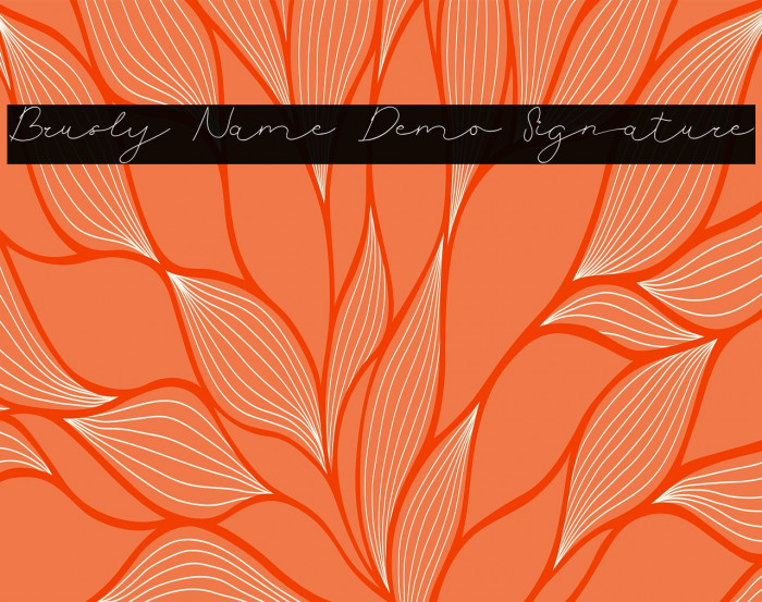 Brusly Name Demo Signature Example 2