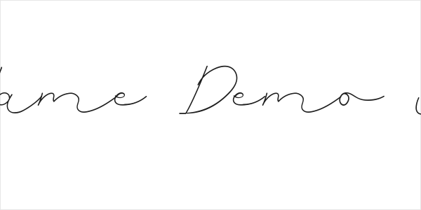 Brusly Name Demo Signature Logo