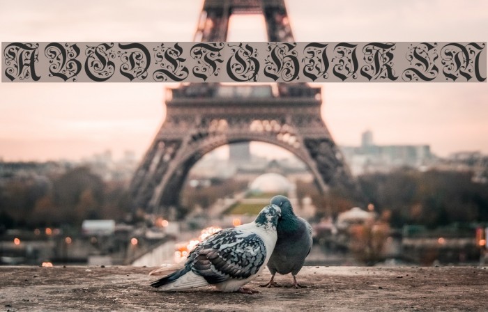 BrusselsTitlingCaps Font examples