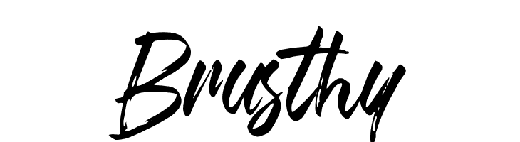 Brusthy  font caratteri gratis