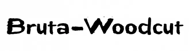 Bruta-Woodcut  font caratteri gratis