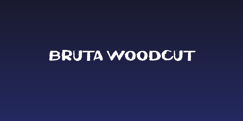 Bruta Woodcut Social Header