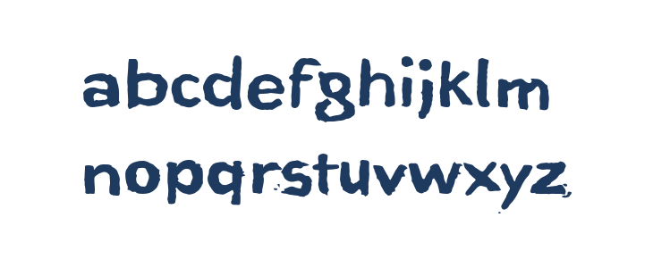 Bruta-Woodcut Lowercase