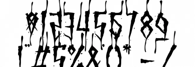 Brutal Brushstrokes Five Fonte OUTROS PERSONAGENS