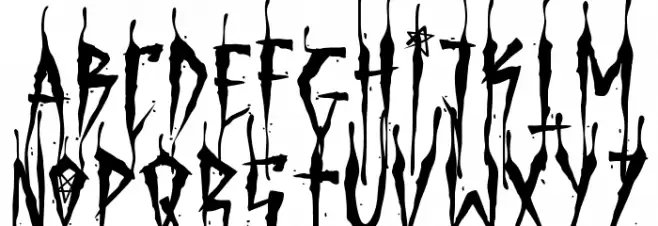 Brutal Brushstrokes Five Fonte MAIÚSCULAS