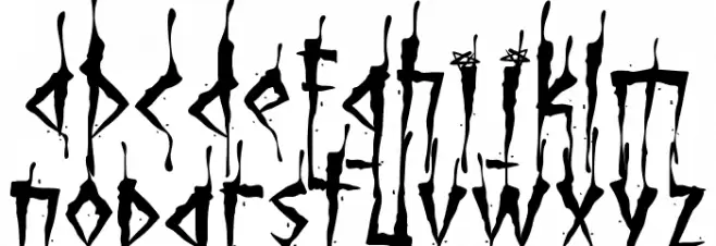 Brutal Brushstrokes Five Fonte MINÚSCULAS