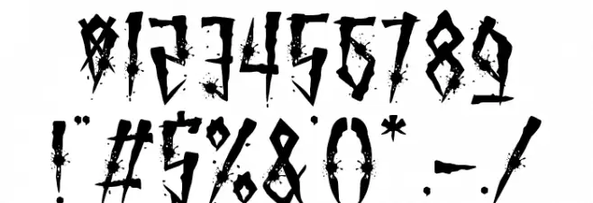 Brutal Brushstrokes Four Fonte OUTROS PERSONAGENS