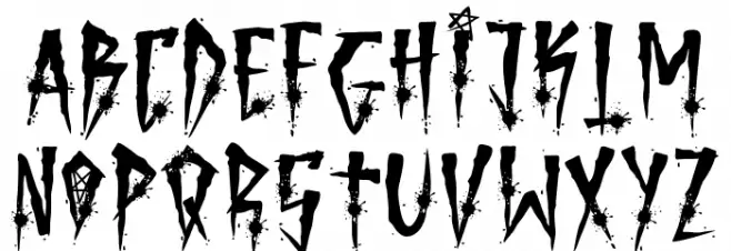 Brutal Brushstrokes Four Fonte MAIÚSCULAS