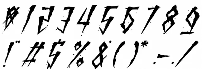 Brutal Brushstrokes One Fonte OUTROS PERSONAGENS