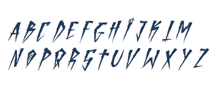 Brutal Brushstrokes One Uppercase