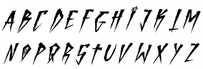 Brutal Brushstrokes One Fonte MAIÚSCULAS