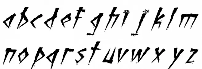 Brutal Brushstrokes One Fonte MINÚSCULAS