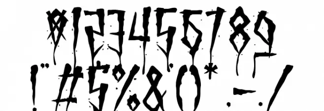 Brutal Brushstrokes Six Fonte OUTROS PERSONAGENS