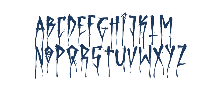 Brutal Brushstrokes Six Uppercase