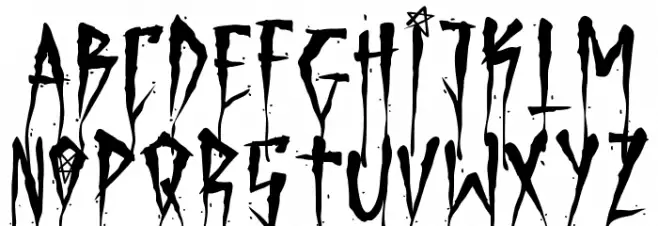 Brutal Brushstrokes Six Fonte MAIÚSCULAS