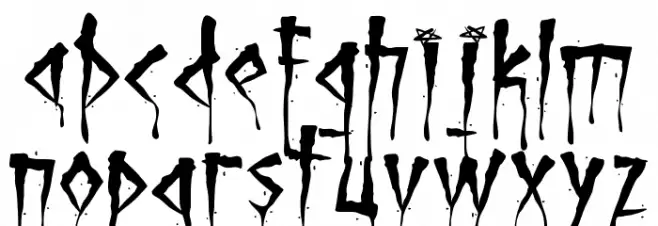 Brutal Brushstrokes Six Fonte MINÚSCULAS